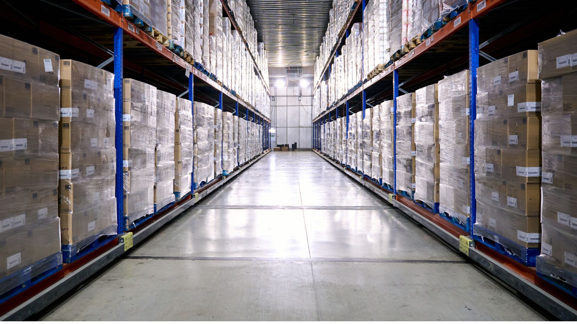 Industrial warehouse and shipping logistics